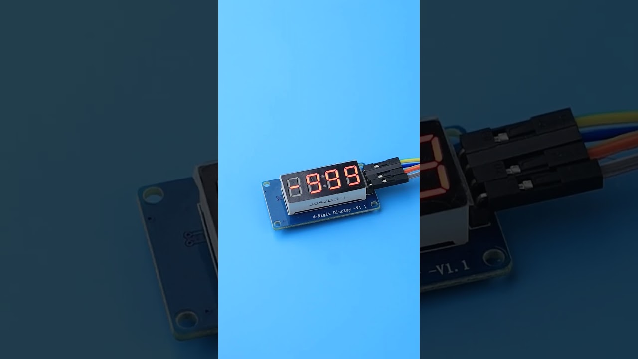 TM1637 4 Digit 7 Segment LED Module | Arduino Beginners Tutorial | EP 34 | Learn With Coders Cafe