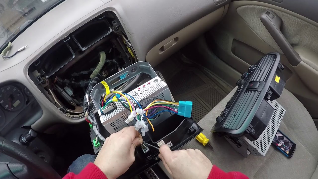 COMO REMOVER ESTEREO DE HONDA CIVIC 2001-2005