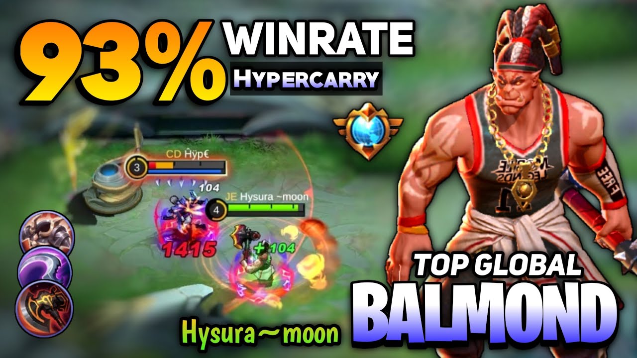 93% WINRATE! Balmond Best Build 2021[ Top Global Balmond Gameplay ] By Hysura~moon - Mobile Legends
