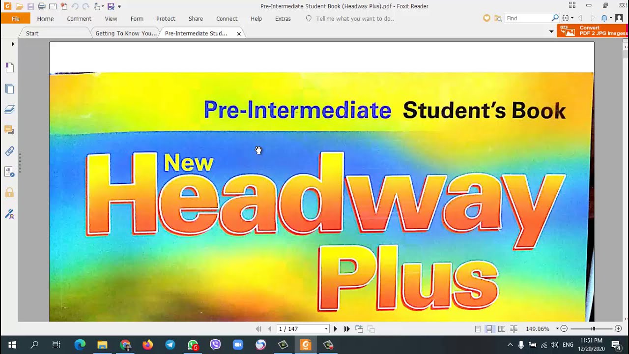 New Headway Plus Pre intermediate Unit 1 Getting To Know You  شرح كتاب