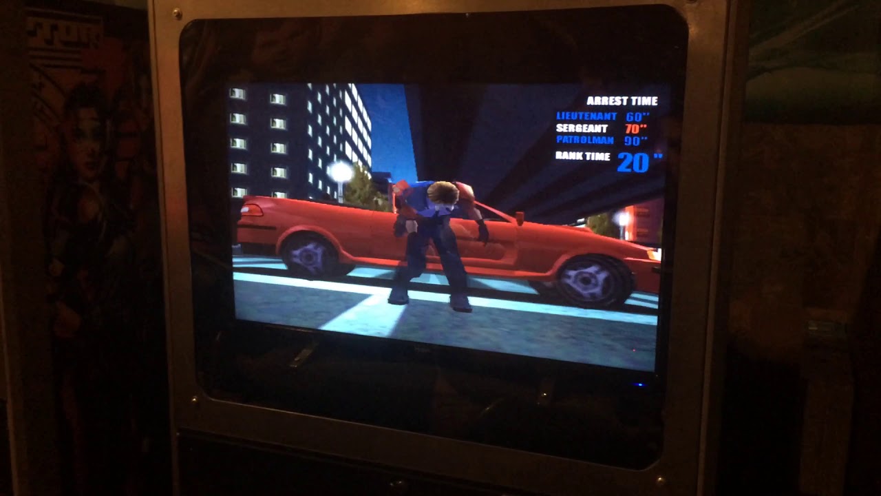 Me playing Tokyo Cop my favorite arcade game with my after school program