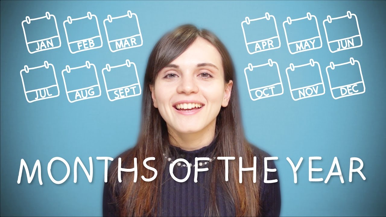 Turkish Weekly Words with Selin - Months of the Year