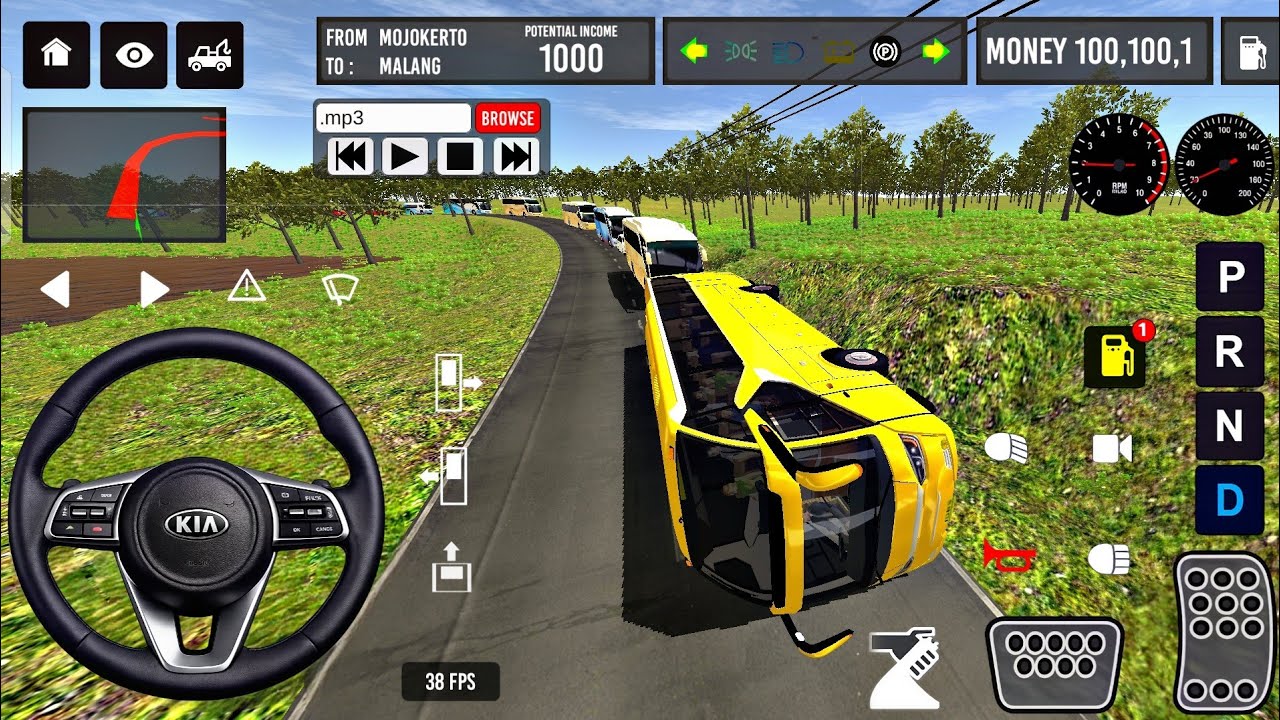 💥❌Bus simulator⁉️ indonesia🚌ll new euro coach bus simulatorll#gameplay #games#bussimulatorindonesia 