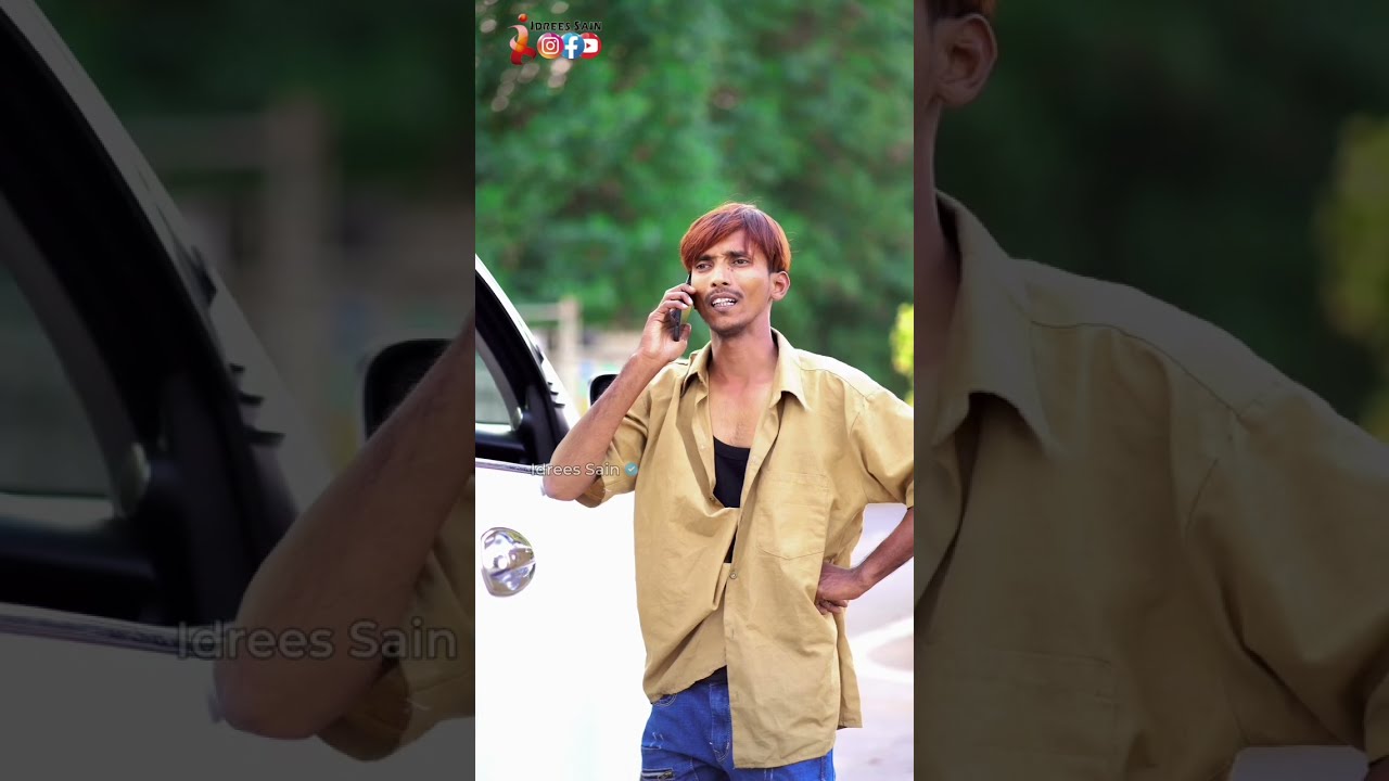 Aaj gadi main chalatun bhaiya 😂 #reels #funny #comedy 