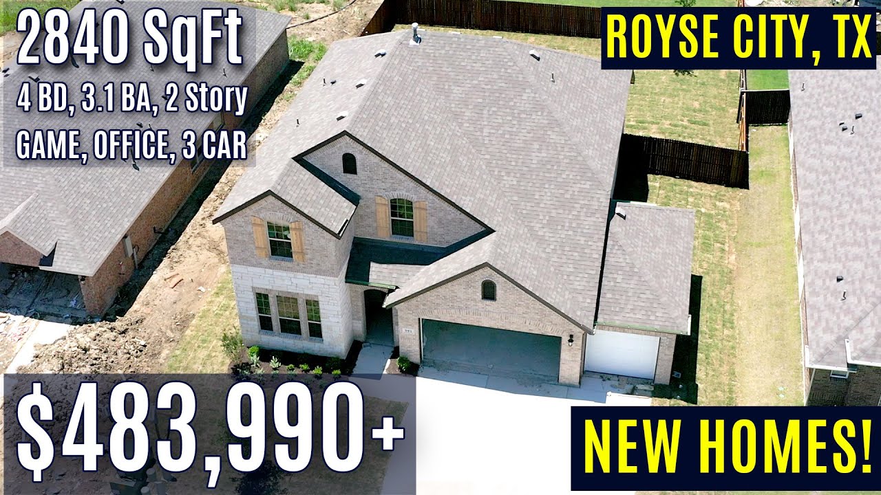 INSIDE A NEW CONSTRUCTION HOME IN ROYSE CITY TX | $483,990+ | Oleg Sedletsky Realtor