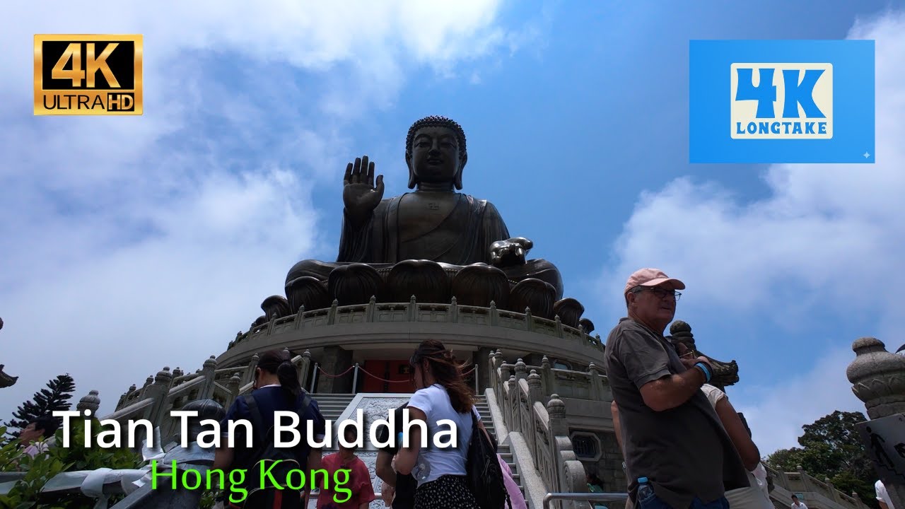 [4K] Tian Tan Buddha Hong Kong 4K Walking Tour | The Big Buddha on Lantau Island