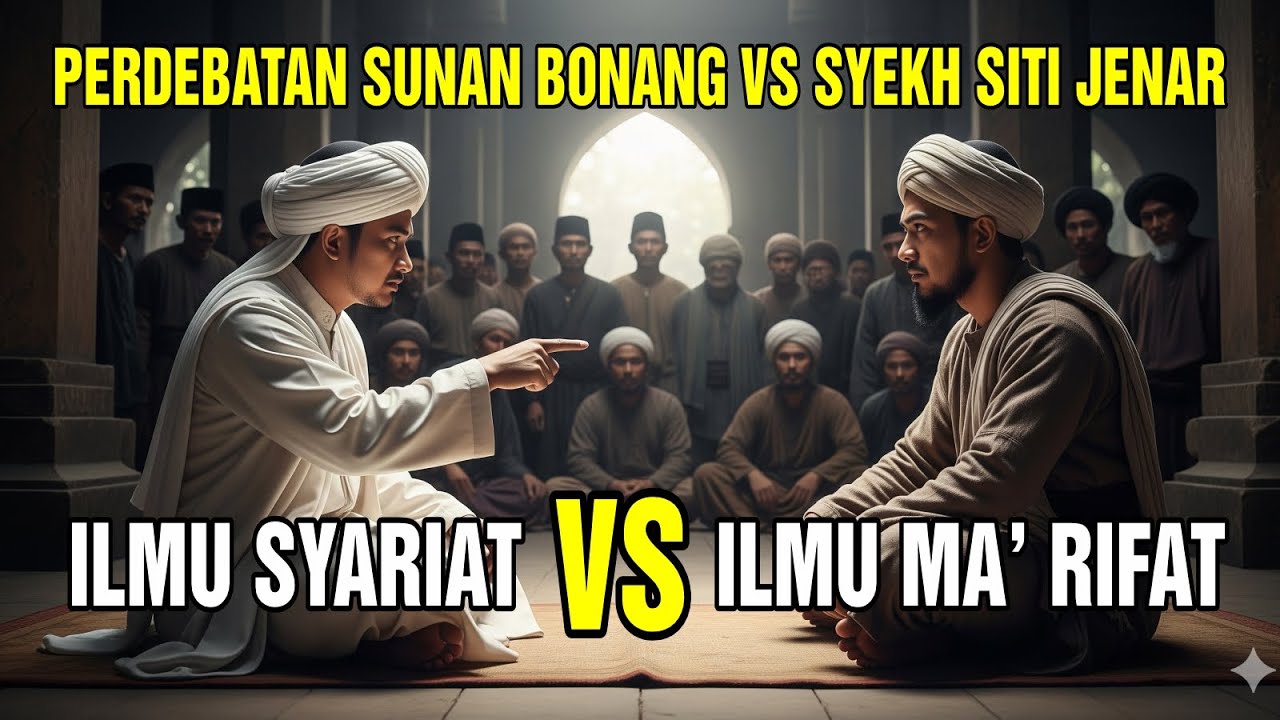 RAHASIA BESAR ❗ Perdebatan Ilmu Syariat Sunan Bonang dan Ilmu Ma'rifat Syekh Siti Jenar