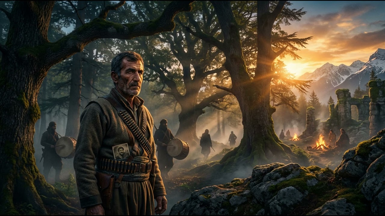 ⚔️ Ancient Kurdish Partisan War Song | ئەڤینا بەدەوی و بەربانگا نوو | Epic Forest Battle Music