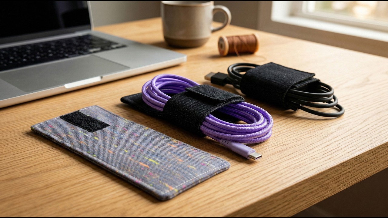 CABLE TIE / CORD ORGANIZER - DIY, STEP BY STEP