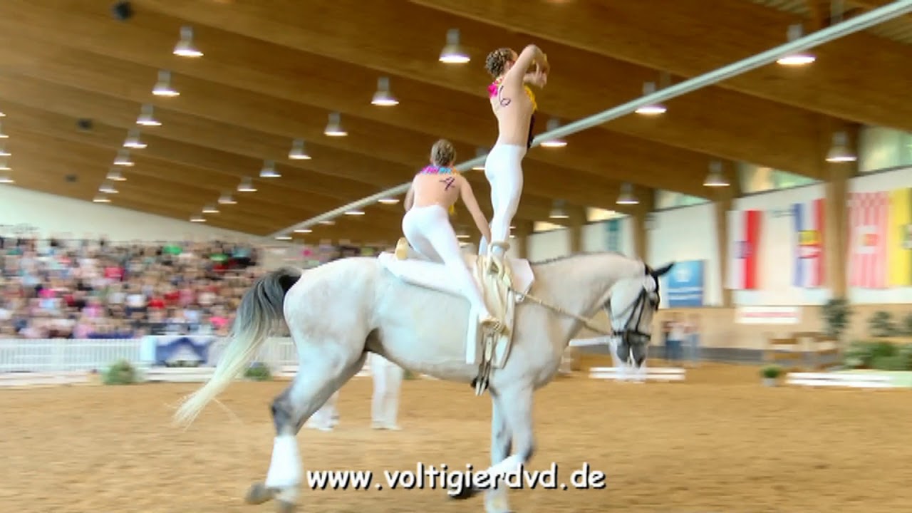 Gut Waffenschmiede Junior I - Juniorteams 06 - DJM Voltigieren München 2018