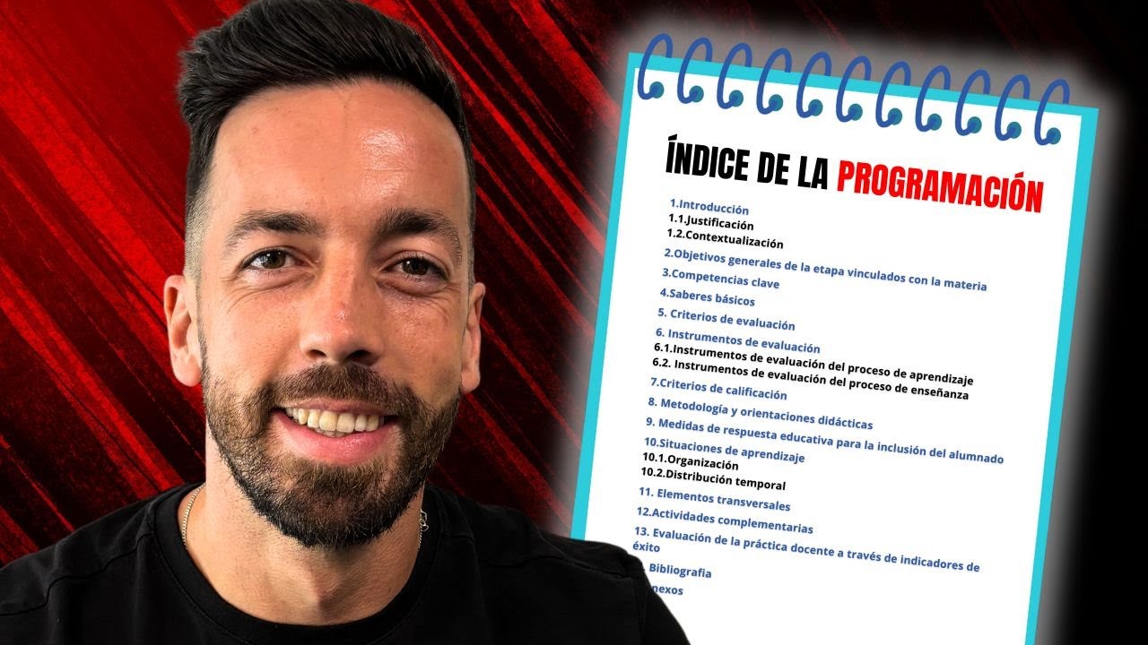 Primeros pasos para crear una PROGRAMACIÓN para las OPOSICIONES 👉 Programa para sacar nota