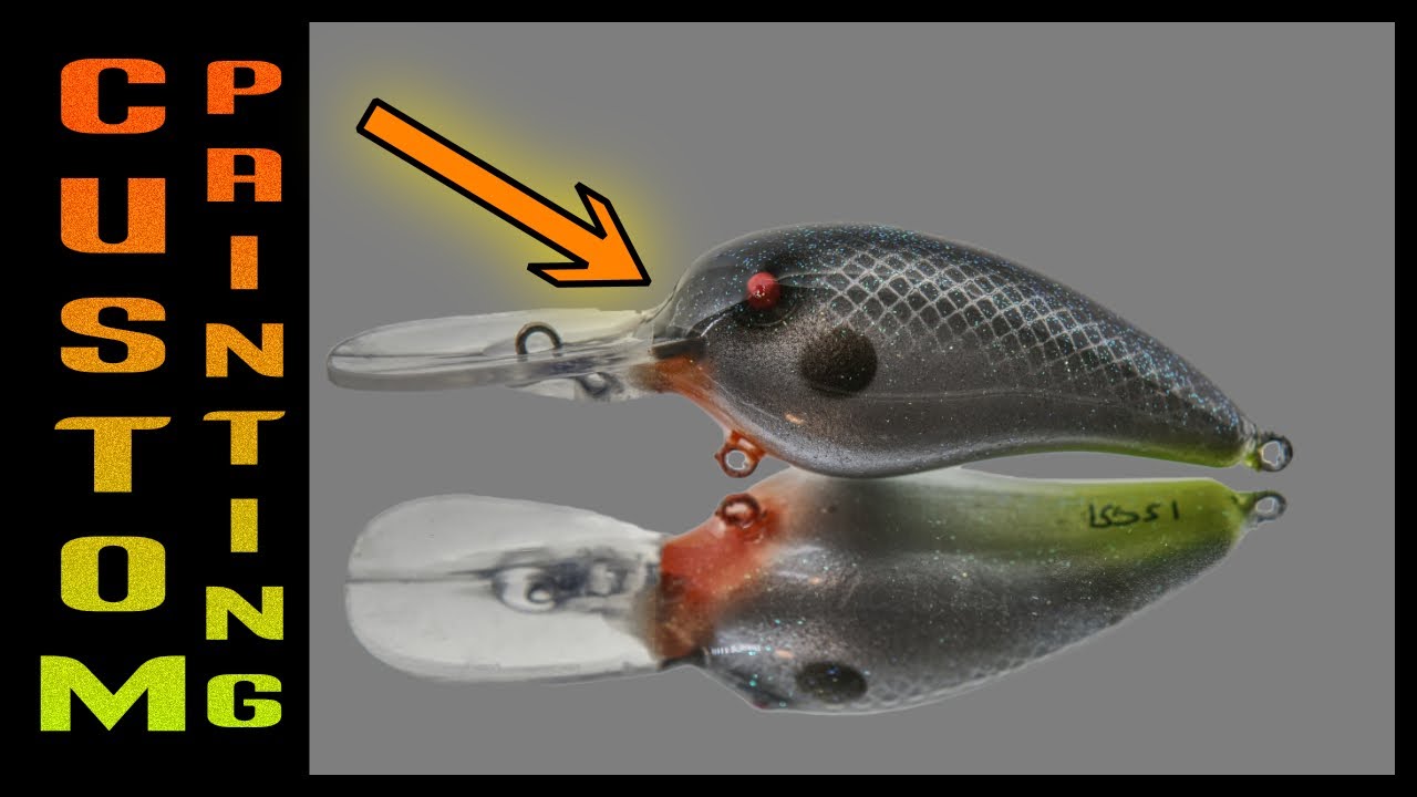 CUSTOM PAINTING CRANKBAITS | Cold Water Pattern | Hot Shad