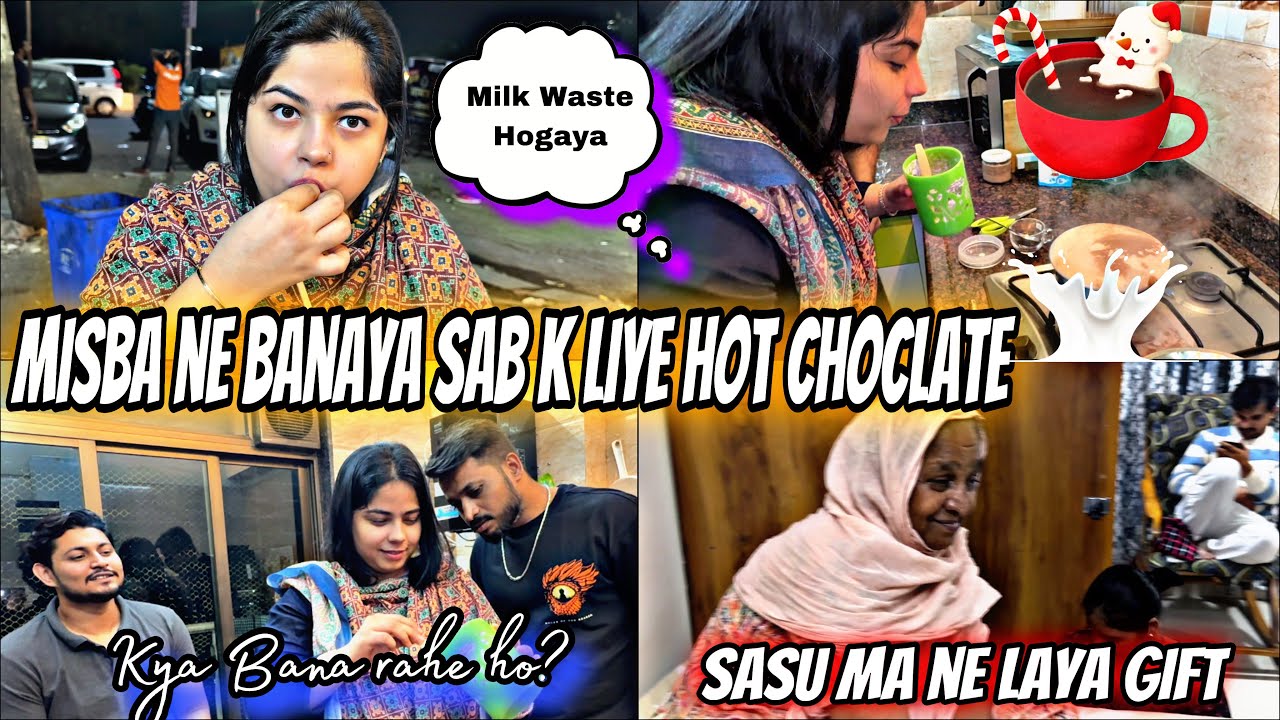 Misba ne Banaya Sab K Liye Hot Choclate😌| Sufiyan Aur Mumma Ne Milkr Udaya Misba ki Mazak😓