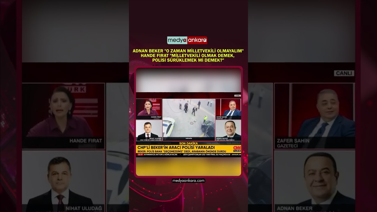 CHP Ankara Milletvekili Adnan Beker ile Gazeteci Hande Fırat canlı yayında tartıştı