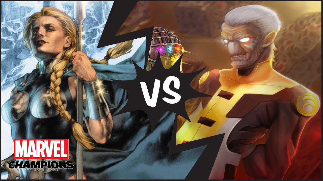 Marvel Champions ⎮ [Experto] Valquiria agresividad vs Fauces + guantelete del infinito ⎮ Dr. Pirri