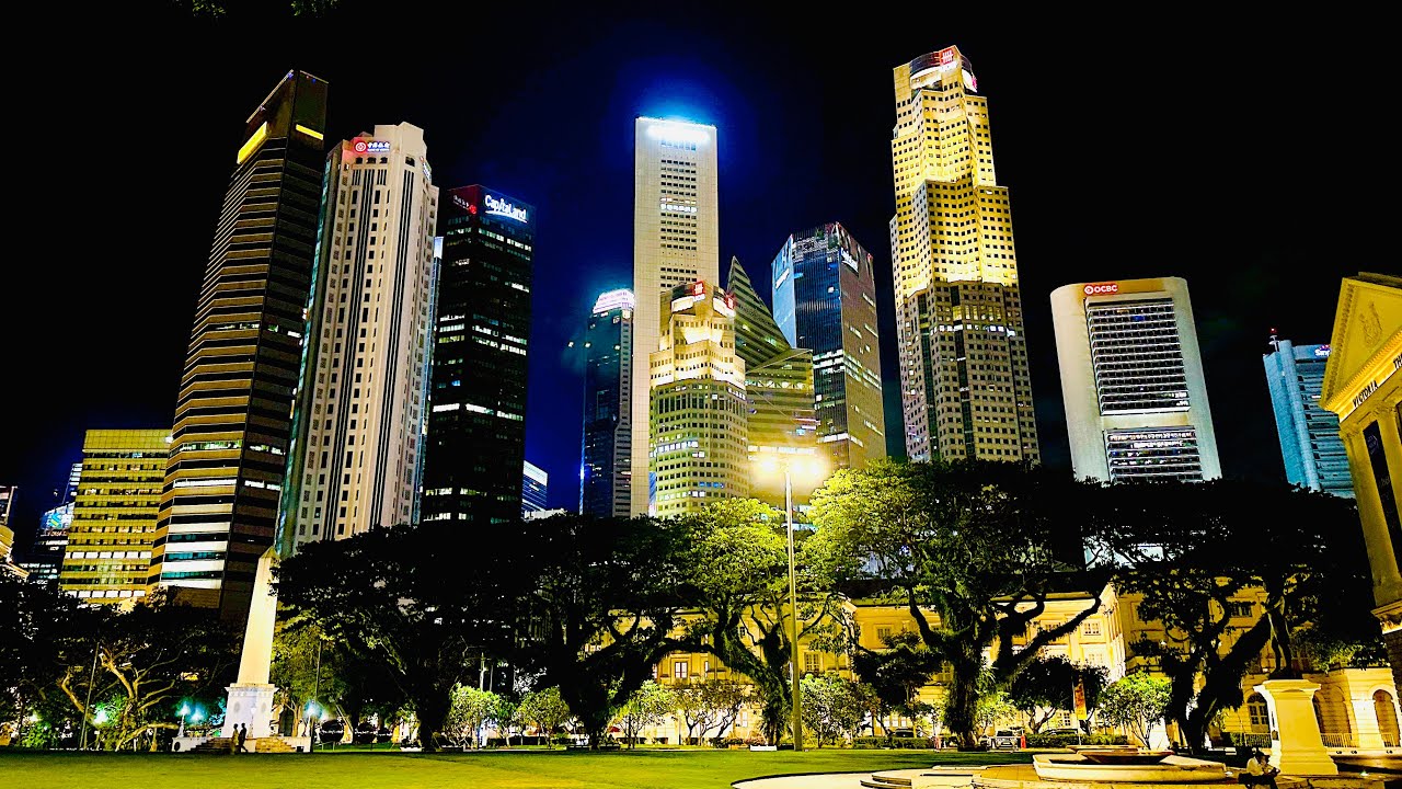 Magical Night at Marina Bay Singapore | Full Walking Tour 4K ✨