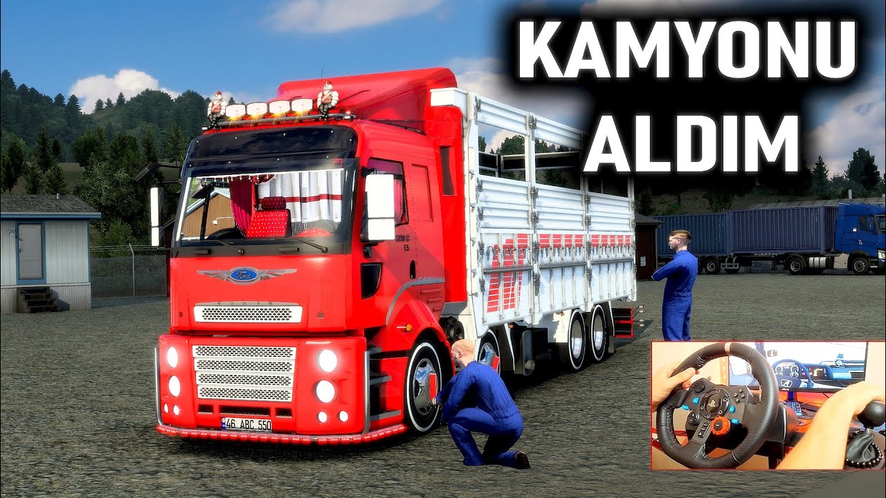 YENİ JET PAKET FORD KAMYON ! EFSANE MODİFİYE ! ETS 2 MOD Logitech G29
