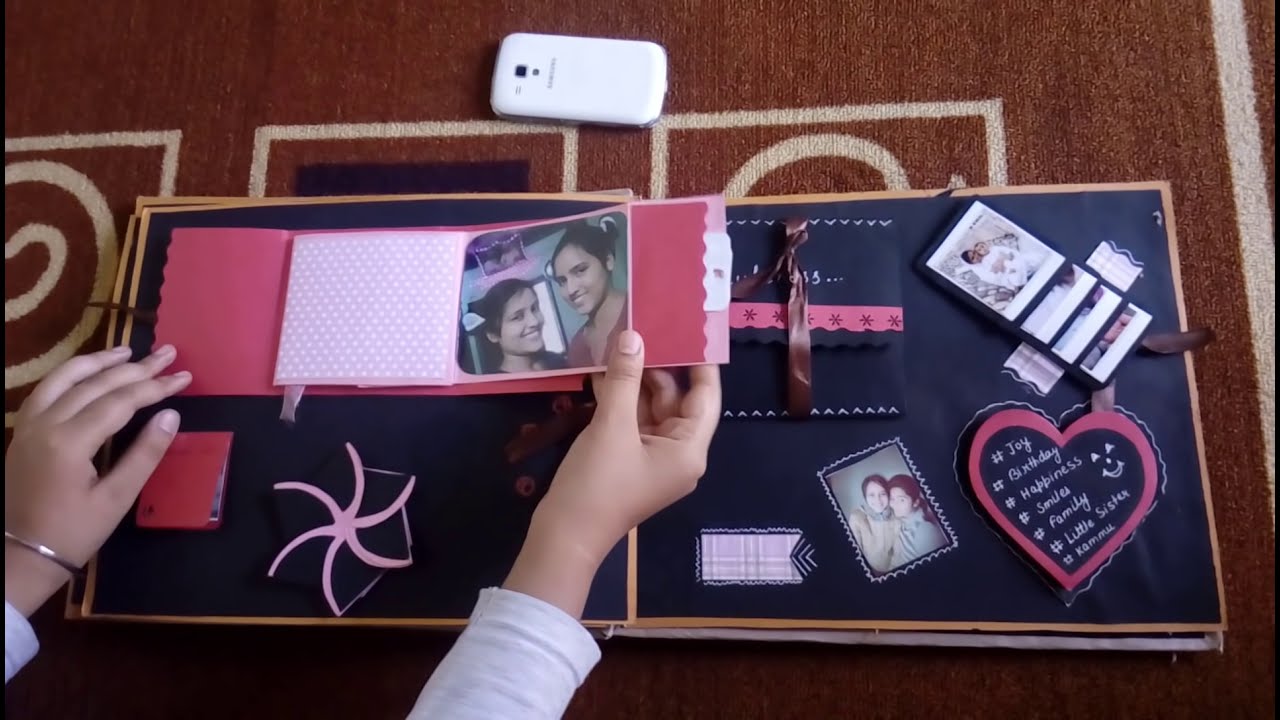 Birthday scrapbook ideas