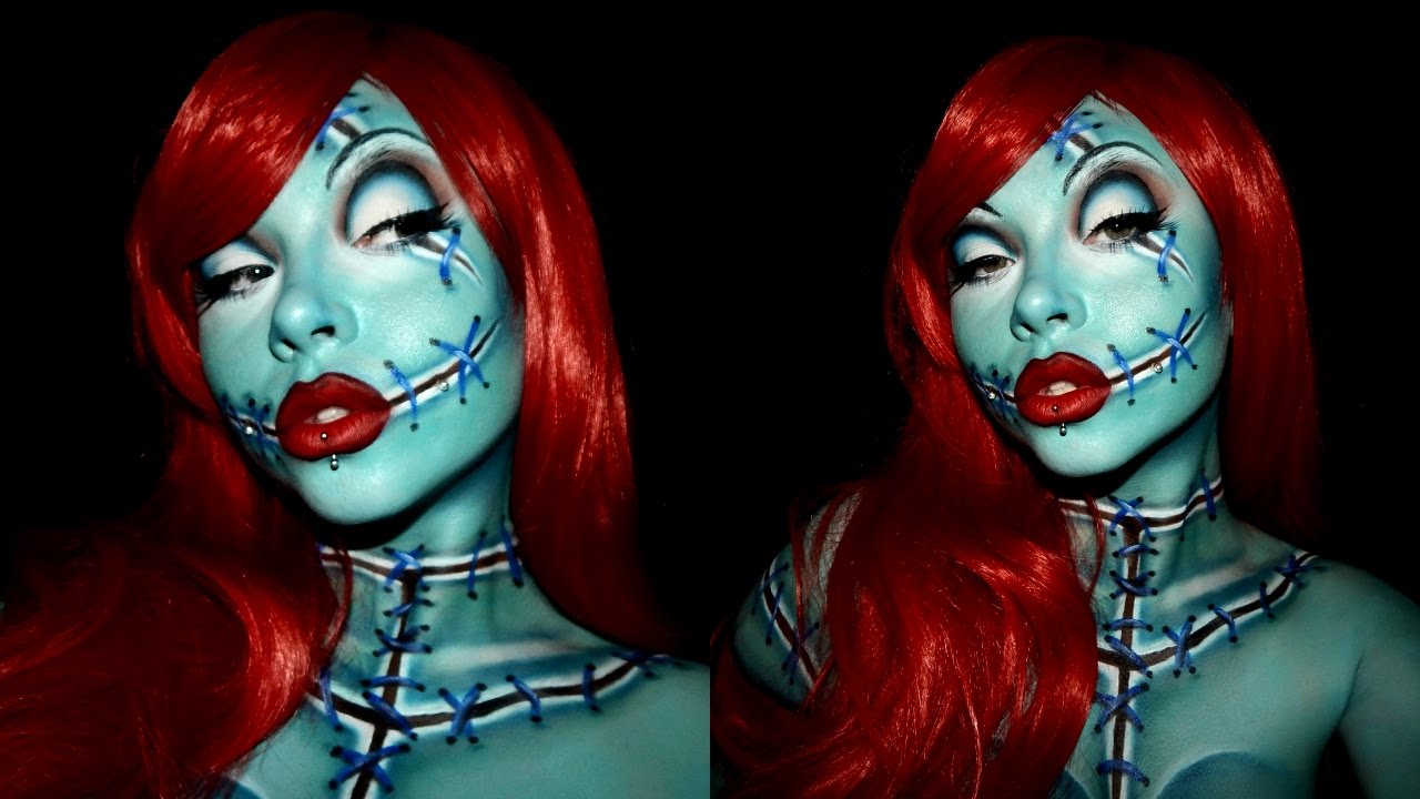 Jessica Stitches | Sally Stitches & Jessica Rabbit MASH-UP COSPLAY MAKEUP