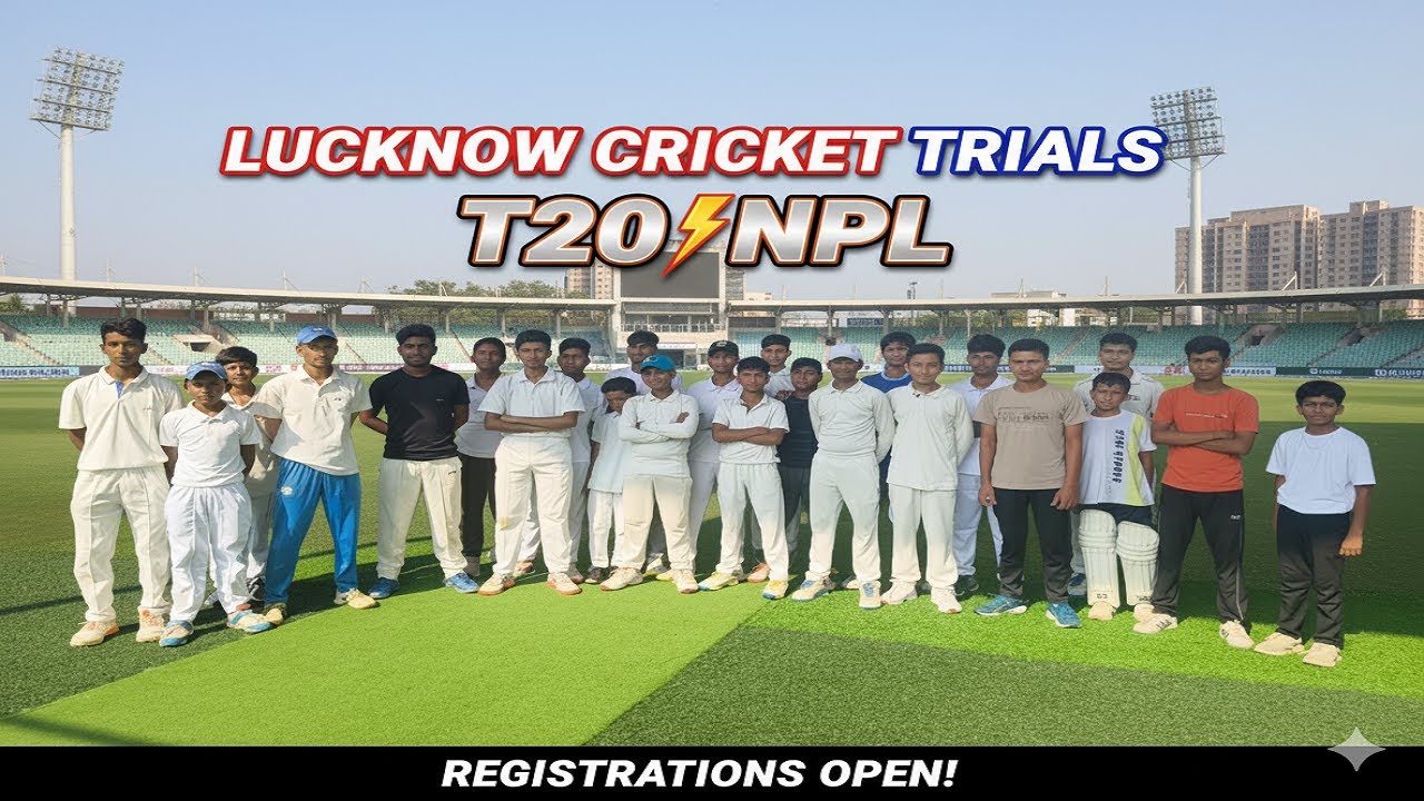 T20 NPL Lucknow Cricket Trial Highlights.
