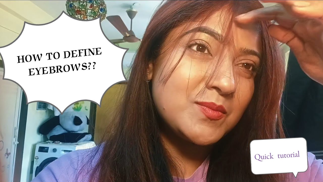 How to define eyebrows ? Quick tutorial 👀