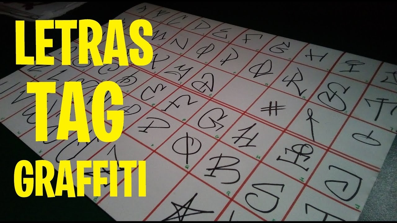 LETRAS GRAFFITI TAG ALPHABET | Carkajack Graffiti