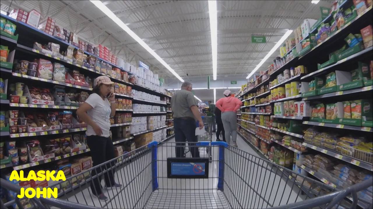 ALASKA WALMART SHOPPING WITH A GOPRO - July 27th 2016