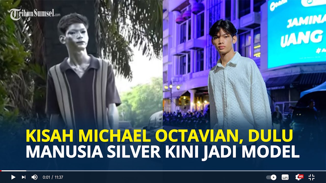 KISAH Insipiratif Michael Octavian Berawal dari Manusia Silver Kini Jadi Model Catwalk