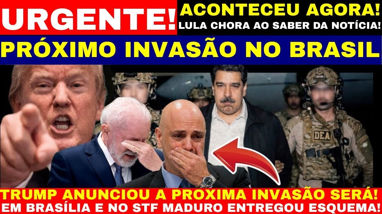 NOTÍCIA DE ÚLTIMA HORA TRUMP MANDA RECADO DIRETO PARA O BRASIL LULA CHORA AO SABER MORAES COM MEDO!