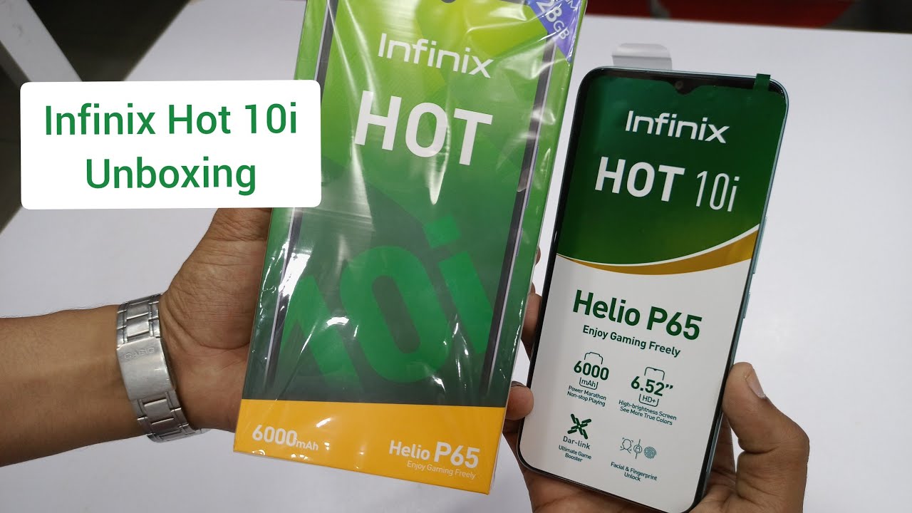 Infinix Hot 10i Unboxing | Rs. 22,000 | Mediatek Helio P65 | 4/128 | 6000mAh Battery | Speed Test
