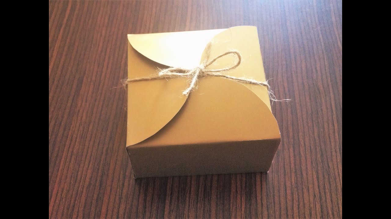 Подарочная коробочка своими руками / A handmade gift box