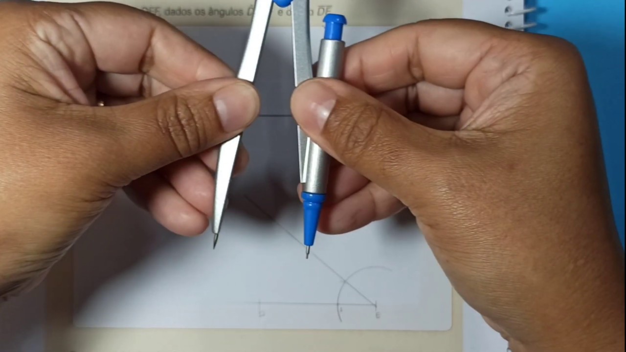 Transportando medida de dois ângulos em um segmento