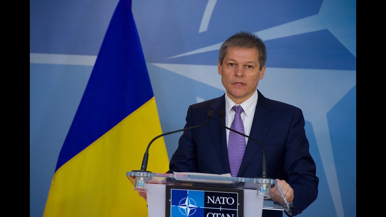 NATO Secretary General with Prime Minister of Romania, 8 MAR 2016