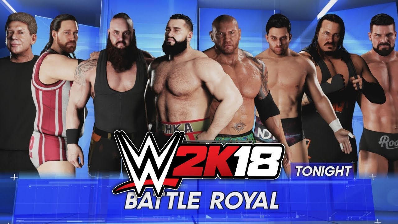 WWE 2K18 - 8 MAN BATTLE ROYAL!! (WWE 2K18 New Exclusive Gameplay)