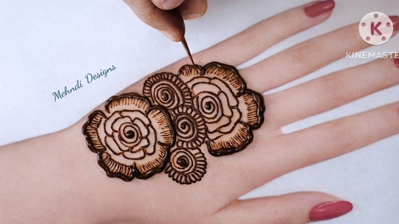 Bridal Mehndi Design Step by Step | Full Hand 