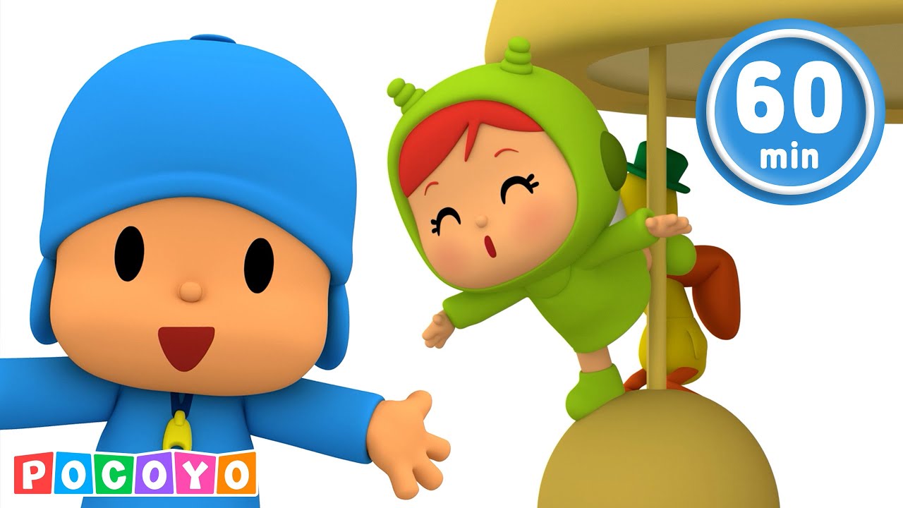 POCOYO 🇩🇪 DEUTSCH | 🎢 Pocoyos gruselige Achterbahn! 😱 60 MIN | Zeichentrickfilme für Kinder