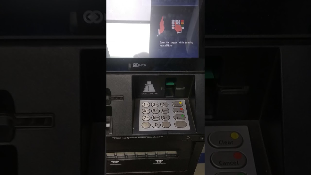 FI money debit card ATM withdrawal process