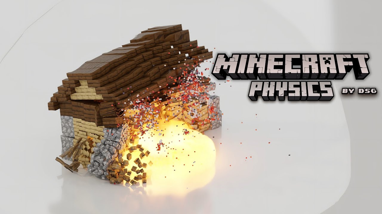 Minecraft with Real Physics - 1.2 - TNT EXPLOSIONS