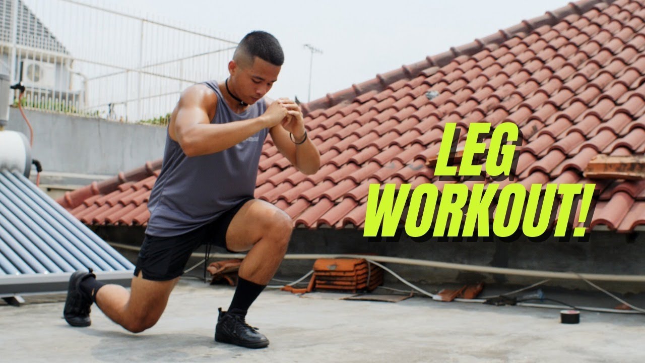 GW TANTANG LO! Gw yakin besok lo susah jalan! | Leg Workout Ala Gw Di Rumah, GAPAKE ALAT
