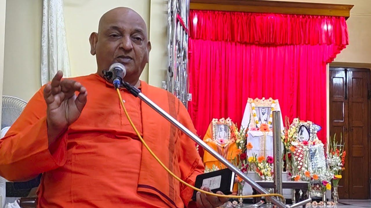Revered Srimat Swami Divyanandaji Maharaj At Taki Ramakrishna Mission | Swami Divyananda ji Maharaj