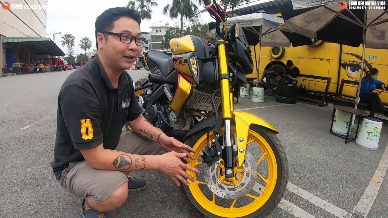 Lắp Chống Đổ Xe Máy Có Lợi Ích Gì? Có Cần Thiết lắp chống đổ cho Xe Máy Không? Yamaha MT15 Độ Đẹp