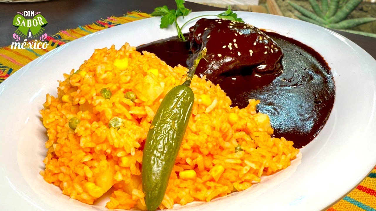 EL SECRETO del MEJOR ARROZ ROJO MEXICANO y MOLE NEGRO/ #ConSaborAMexico
