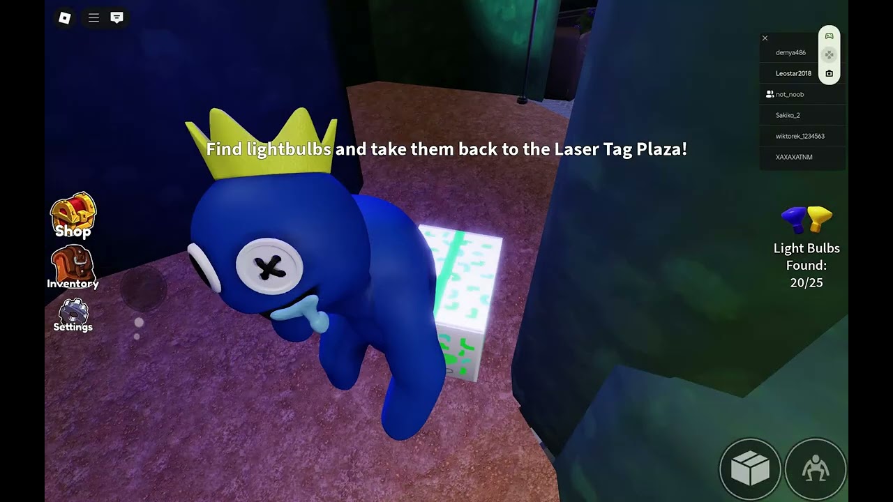 ik speel Rainbow friends (roblox)