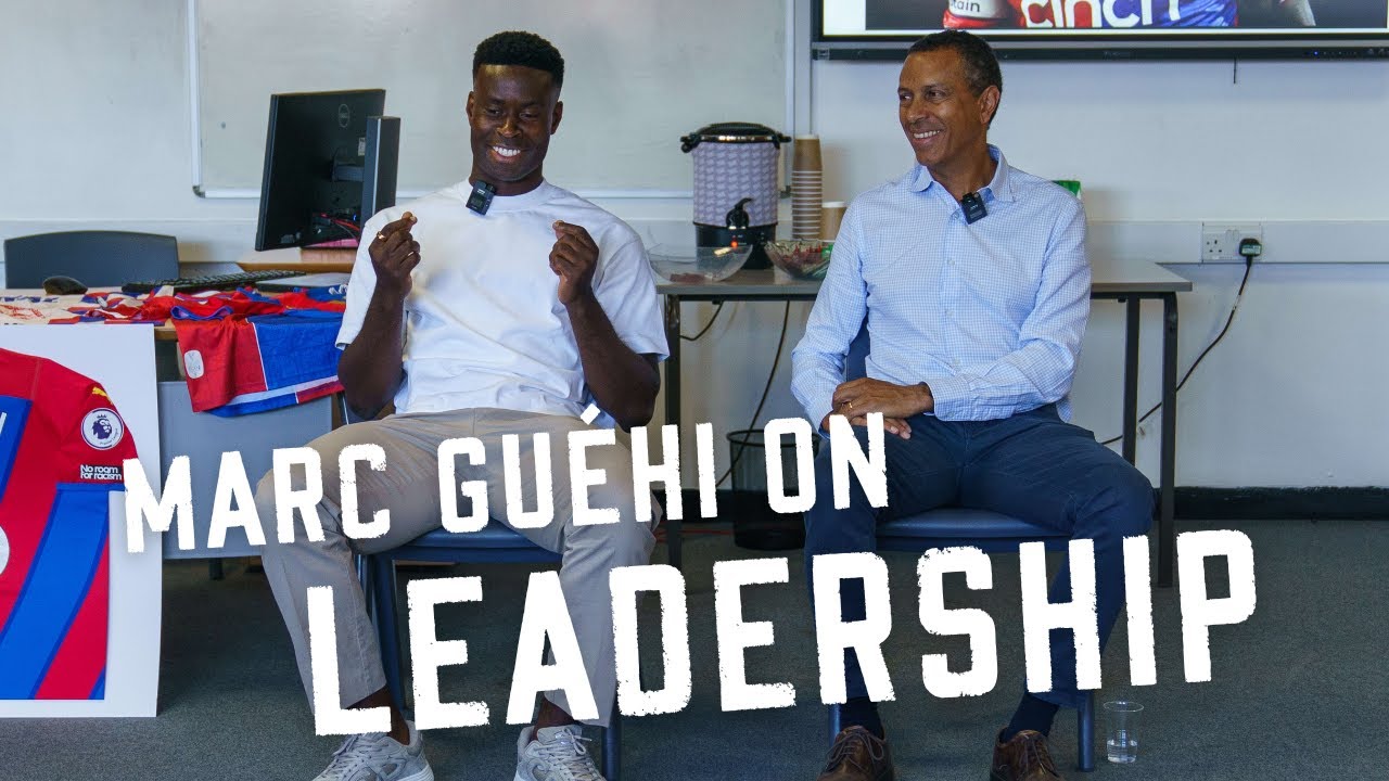 Marc Guéhi shares leadership lessons with South London students ❤️💙