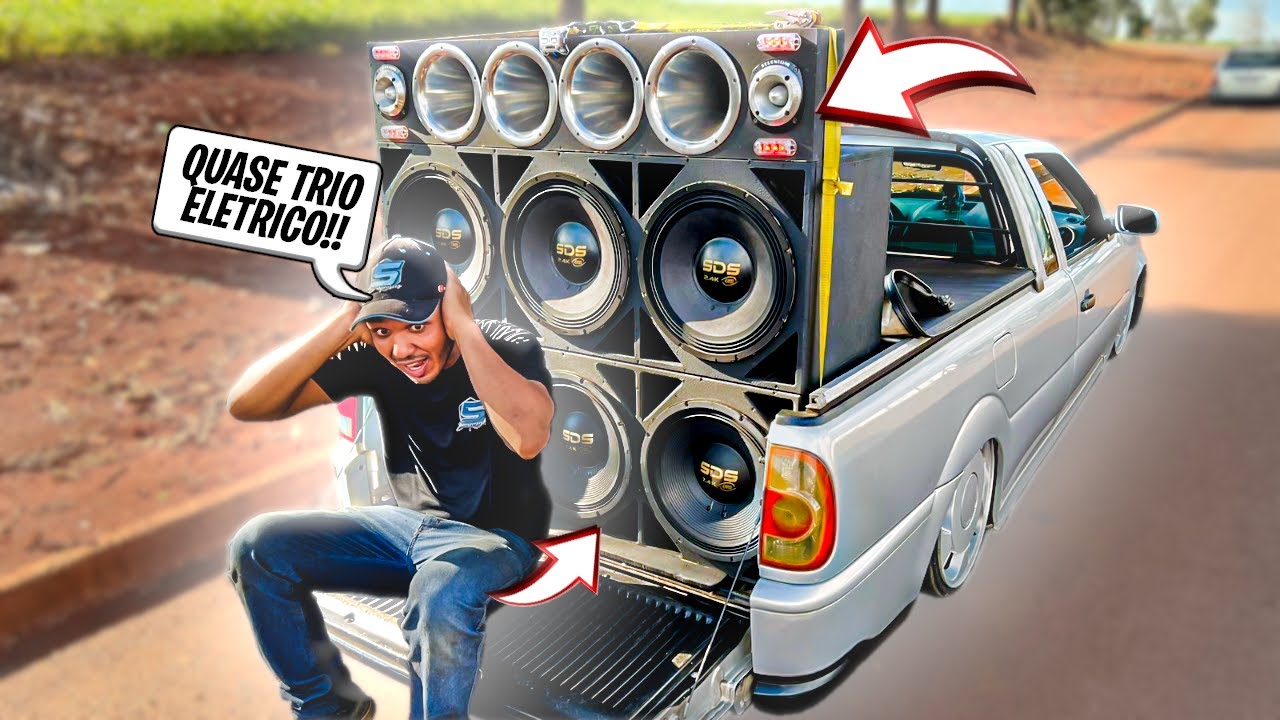 AGORA FICOU SERIO !!! TIO ORTEGA MONTOU 6 ALTO FALANTES, ELE ME LEVOU PARA VER TOCANDO 🔉🔊