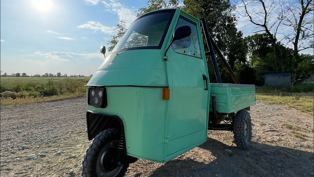 Accensione Ape 130 Off Road + tentato drift😂 | AGRISENGO