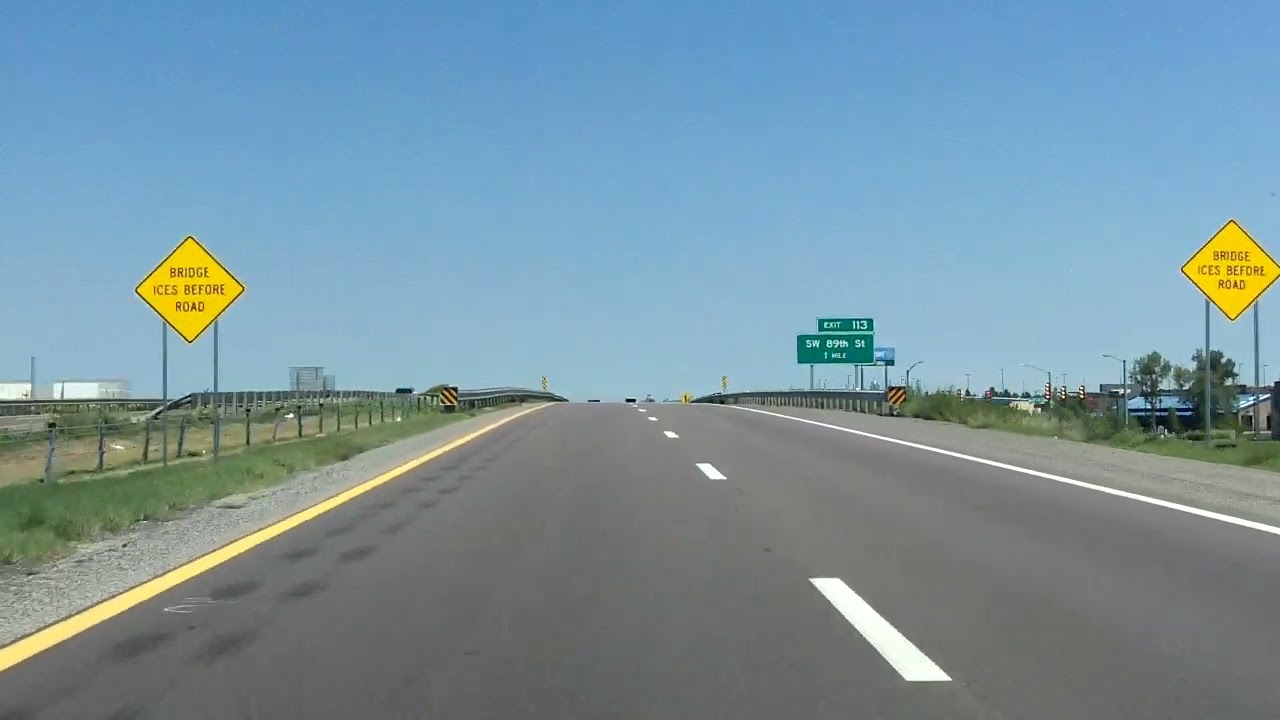 Interstate 44 - Oklahoma (Exits 107 to 116) eastbound
