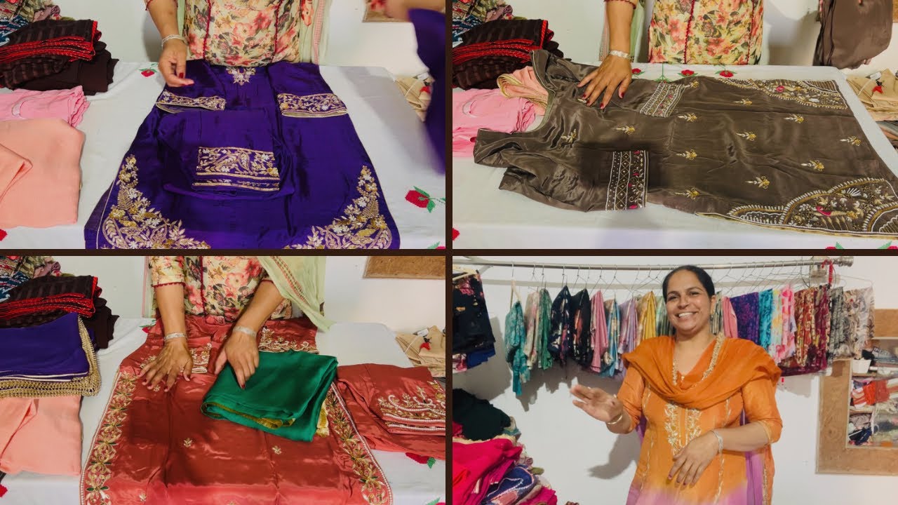 ਵਿਆਹ ਲਈ ਇਹੋ ਜਿਹੇ ਸੂਟ ਤਿਆਰ ਕਰਵਾ ਸਕਦੇ ਹੋ ll Rajwinder boutique 