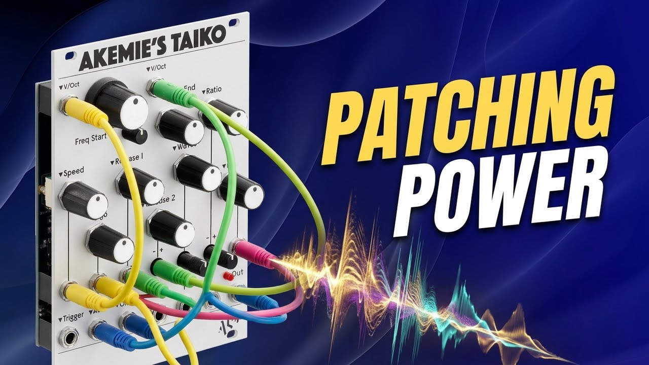 Akemie's Taiko Patching Session ⚡️🎛️ Eurorack Modular Synth Jam