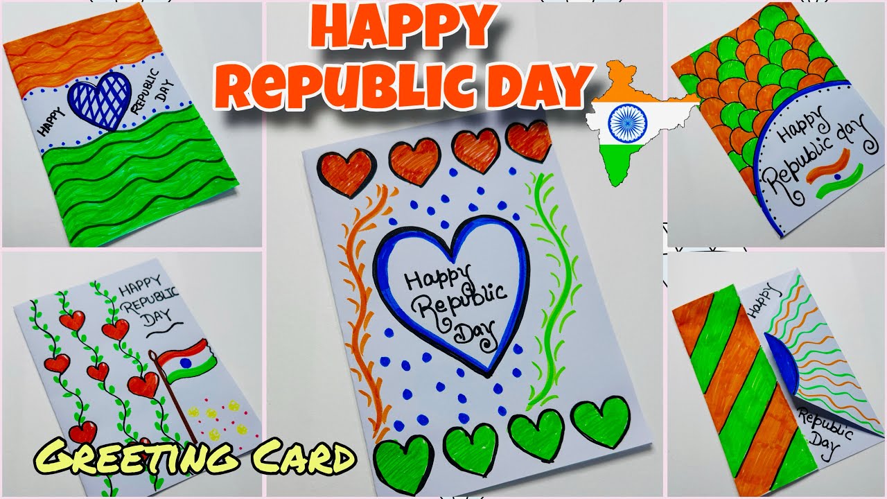Beautiful Republic Day Card Making | Easy 26 January Greeting Card